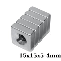 15x15x5-4mm Neodymium Strong Magnet