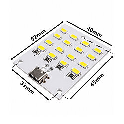 16-LED 5730 SMD 5V Type-C LED Module - 3