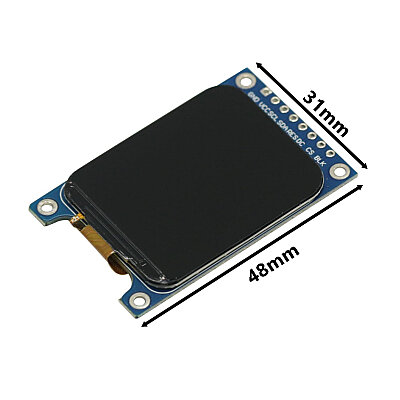 1.69'' 240x280 SPI TFT LCD Display - ST7789 - 4