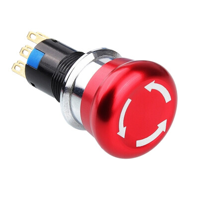 WD16M-Q1 16mm Metal Acil Stop Butonu 2NO+2NC - 1