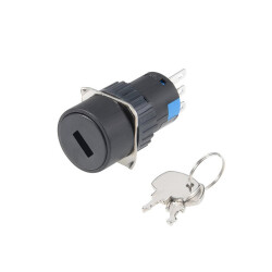 16mm Anahtarlı Mandal Buton 0-1