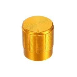 17x17 Aluminum Potentiometer Head - Gold