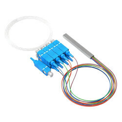 1/8 PLC SC/UPC Single Mode Fiber Optik Splitter - 1 Metre