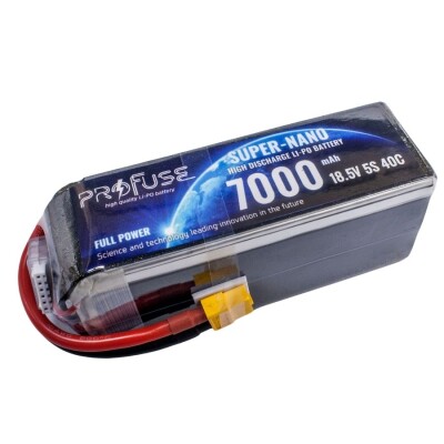 18.5V 5S 7000mAh 40C Lipo Battery - 1