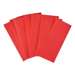 18650 Battery Coating Tube Red - 10 Pieces