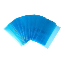 18650 Battery Coating Tube Transparent Blue - 10 Pieces