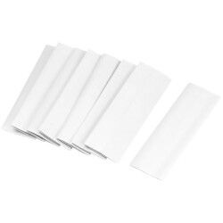 18650 Battery Coating Tube White - 10 Pieces