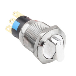 WD19X-P1 19mm Keyed Latch Button 2NO+2NC