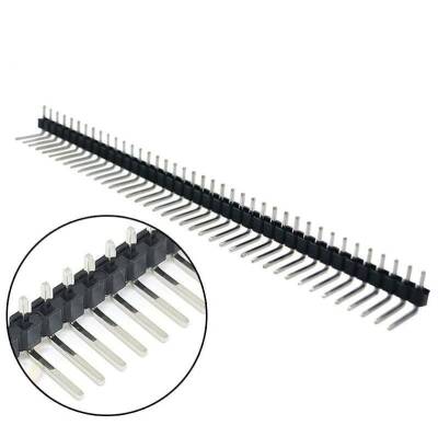 1x40 Erkek Header 40 Pin 2.54mm 90 Derece - 1