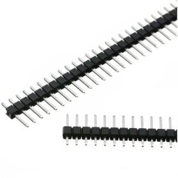 1x40 Male Header 40 Pin 2.54mm 180 Degree