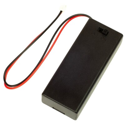 2 AAA Battery Holders - JSH PH-2.0 with Key and Cover - 1