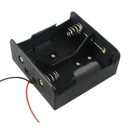 2 Battery Slots for D Type Batteries