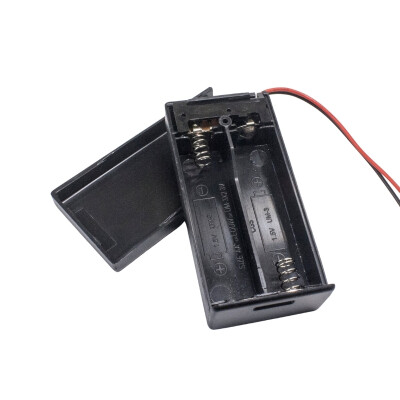 2-Pack AA Battery Holder - JSH PH-2.0 with Key and Cover - 2