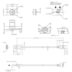 2-Pin 10mm Wired PCB Pogo Pin Magnetic Connector Set - USB Socket - 2