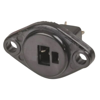 2 Pin DIN Panel Tip Hoparlör Konnektörü - Dişi - 1