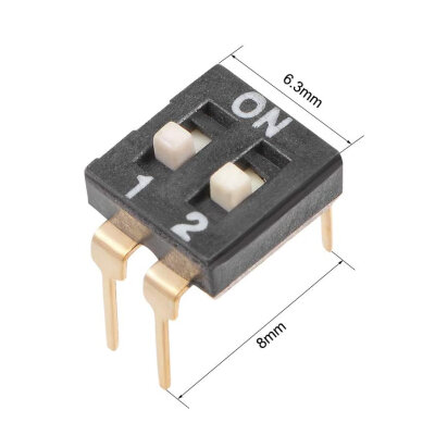 2-Pin Entegre Tip Dip Switch - 3