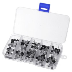 200Pcs Transistor Set with Box