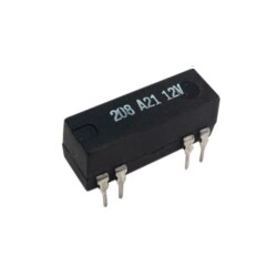 208 A21 12V Reed Relay Double Contact N/O 12VDC 0.5A