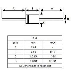 20A10 - 1000V 20A Diode - 2