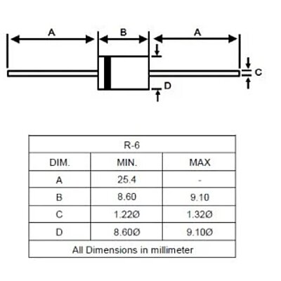 20A10 - 1000V 20A Diode - 2