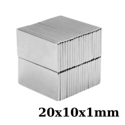20x10x1mm Neodymium Strong Magnet