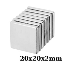 20x20x2mm Neodymium Strong Magnet