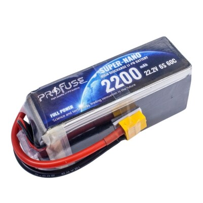22,2V 6S 2200mAh 60C Lipo Batarya - 1