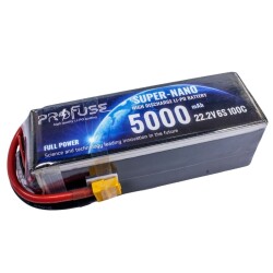 22.2V 6S 5000mAh 100C Lipo Battery