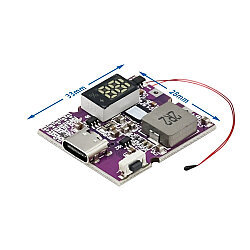 22.5W Type-C Li-ion 18650 Pil Şarj Devresi - Powerbank Modülü - 3
