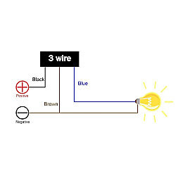 22mm Waterproof Motorcycle Handlebar Switch 12V 10A - 5