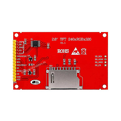 2.4" ST7789 Touch LCD Display SPI 240x320 - 2
