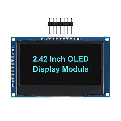 2.42'' 128x64 SSD1309 OLED LCD Ekran - Mavi - 1