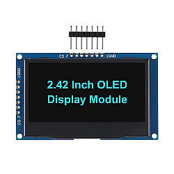 2.42'' 128x64 SSD1309 OLED LCD Screen - Blue