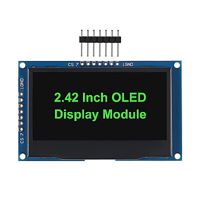 2.42'' 128x64 SSD1309 OLED LCD Screen - Green - 1