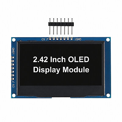 2.42'' 128x64 SSD1309 OLED LCD Screen - White - 1