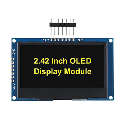 2.42'' 128x64 SSD1309 OLED LCD Screen - Yellow - 1