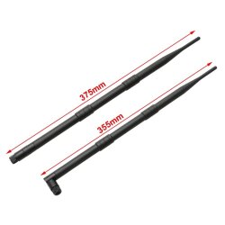 2.4G 9dBi 355mm 90 Degree RP-TNC Male Antenna - 2