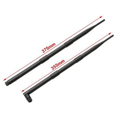 2.4G 9dBi 355mm 90 Degree RP-TNC Male Antenna - 2