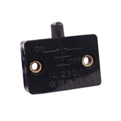 250V 1A Cabinet Door Switch NC - Black