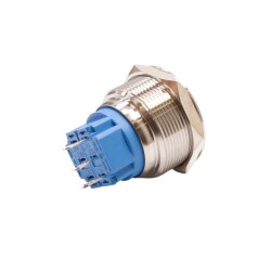 WD25B-P1 25mm Düz Yaylı Metal Buton - 2