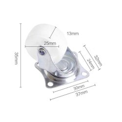 25mm Caster Wheel - 360 Degrees - 3