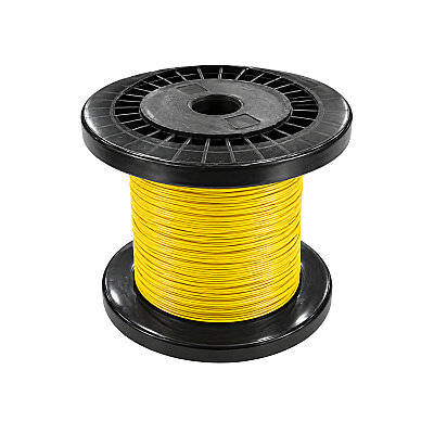 26 AWG Silikon Kablo Sarı - 100 Metre - 1