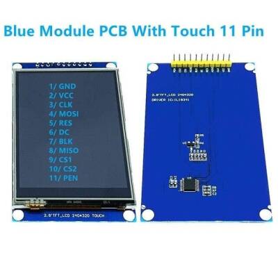 2.8'' Dokunmatik LCD Shield ILI9341 MRB2801 - 2