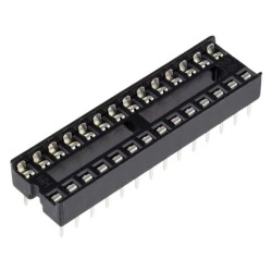 28 Pin Narrow DIP Socket - Integrated Socket