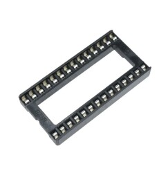 28 Pin Wide DIP Socket - Integrated Socket
