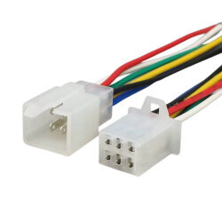 2.8mm 6-Pin Otomotiv Elektrik Kablo Seti - 1