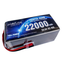 29.6V 8S 22000mAh 40C Lipo Battery