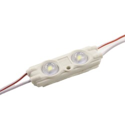 2'li Mercekli Mini Modül Led - Beyaz 12V 0.72W
