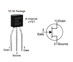 2N5457 - TO92 JFET Transistör - 2