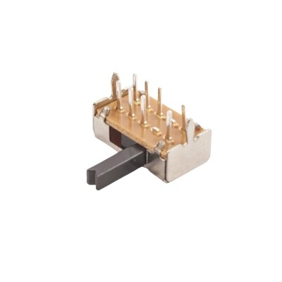 2P3T 3 Konumlu Sürgülü Slide Switch 8 Pin - 2